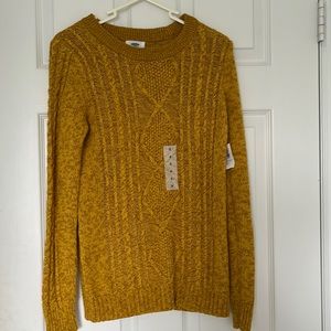 Gold/mustard color sweater from old navy size small petite